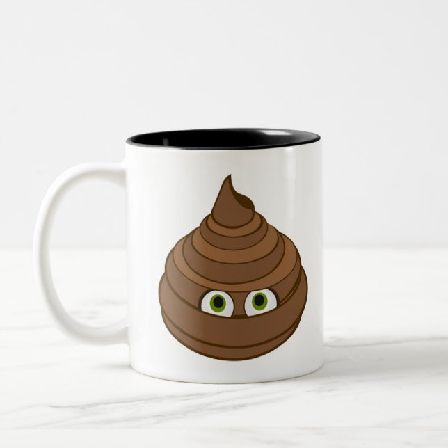 Poop Två-Tonad Mugg (Vänster)