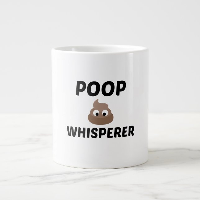 POOP WHISPERE JUMBO MUGG (Framsidan)