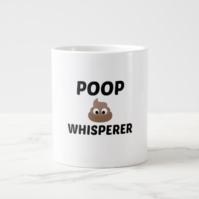 POOP WHISPERE JUMBO MUGG (Framsidan)