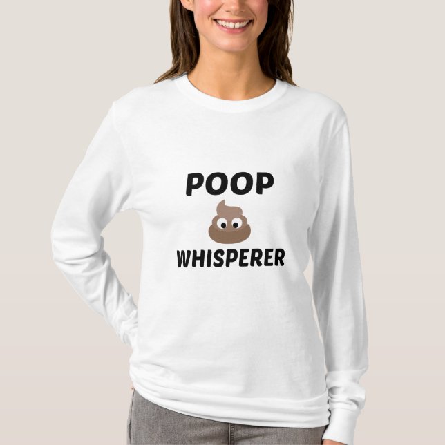 POOP WHISPERE T SHIRT (Framsida)