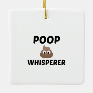 POOP WHISPERER JULGRANSPRYDNAD KERAMIK