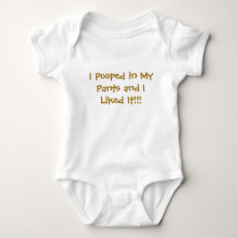 Pooped i byxor tee