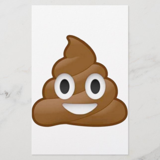 Poopemoji Brevpapper (Framsida)