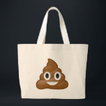 Poopemoji Jumbo Tygkasse<br><div class="desc">Poop eller bajs. Bästa emojiroligt.</div>