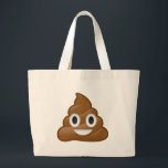 Poopemoji Jumbo Tygkasse<br><div class="desc">Poop eller bajs. Bästa emojiroligt.</div>