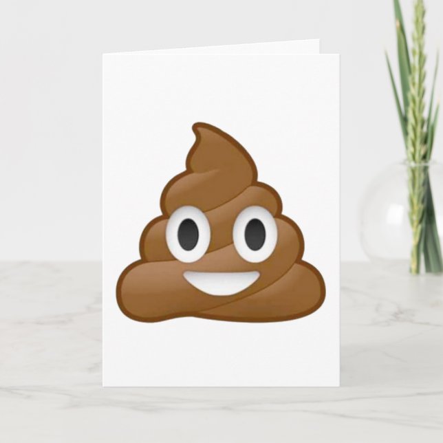 Poopemoji Kort (Framsida)