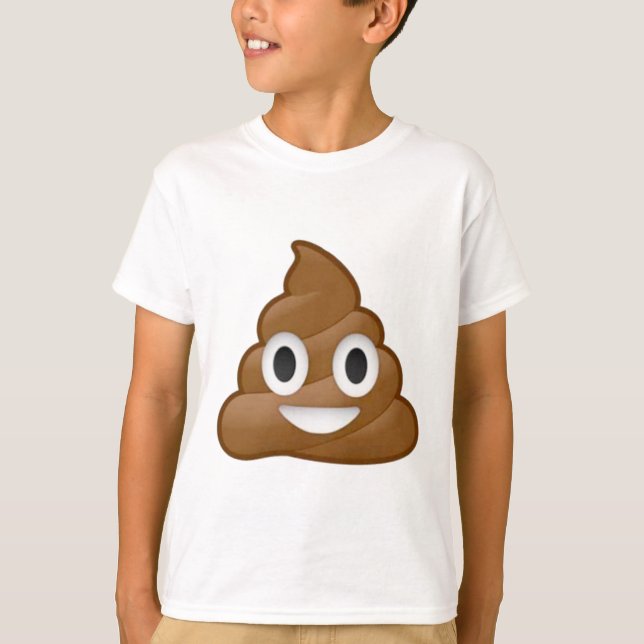 Poopemoji Tee Shirt (Framsida)