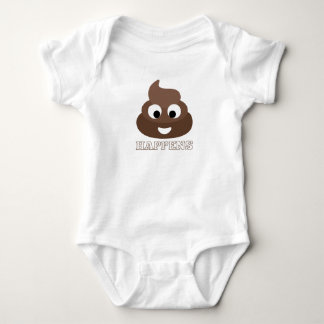 Poopen händer den Emoji babybodysuiten Tröja