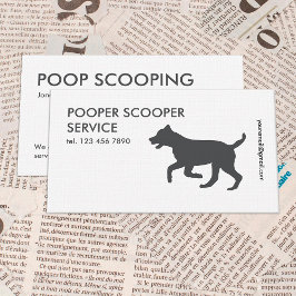 Pooper Scooper Visitkort