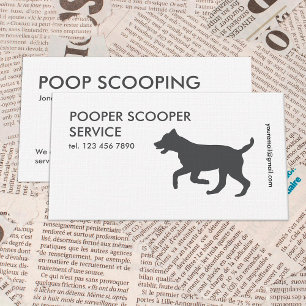 Pooper Scooper Visitkort