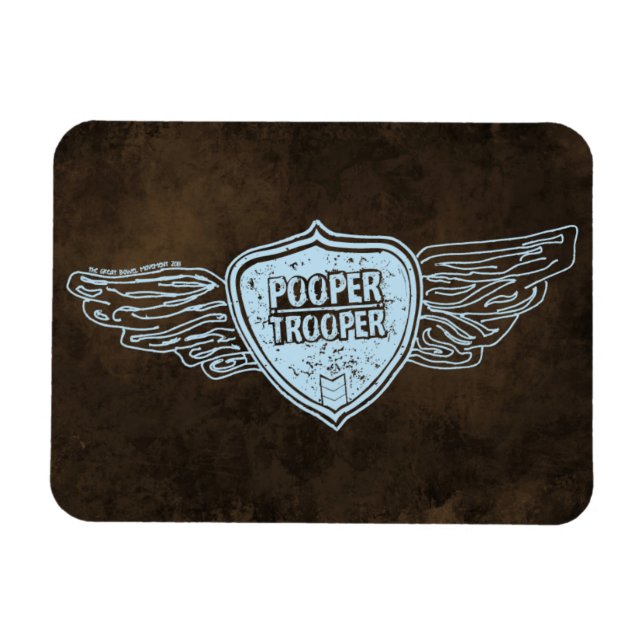 Pooper Trooper Magnet (Horisontell)