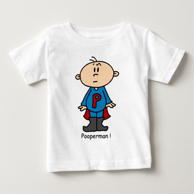 Pooperman baby tröja (Framsida)