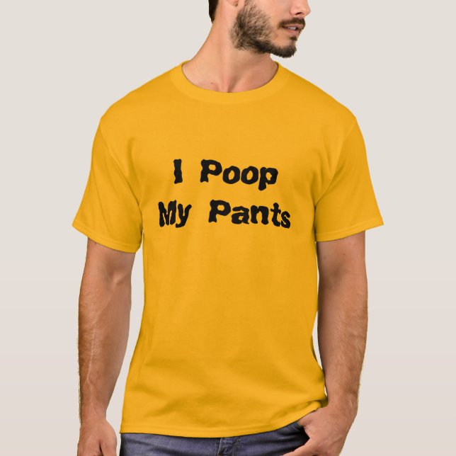 Poopie flåsar UTSLAGSPLATSEN Tee Shirt (Framsida)