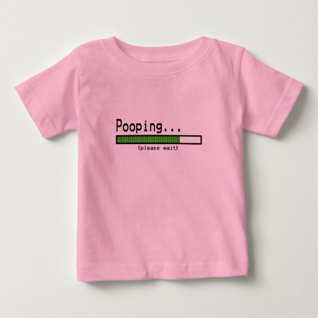 Pooping…, Behaga väntan Tee (Framsida)