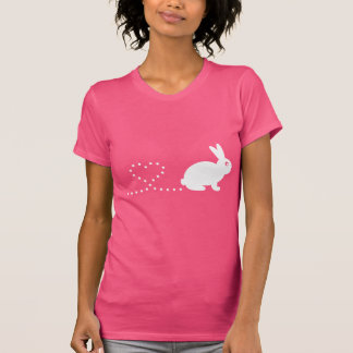 Pooping Hjärtkanin Kvinnor T- Shirt Tee Shirt
