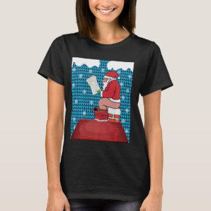 Pooping Jultomten Ugly jul Sweater T Shirt