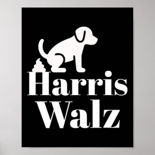 Pooping on Harris Wheimer Funny Poster