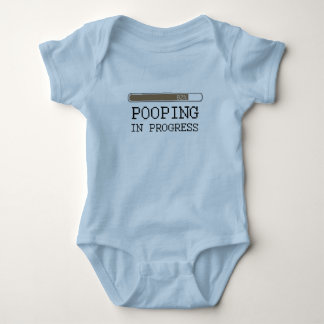 Pooping pågående T-tröja T-shirt