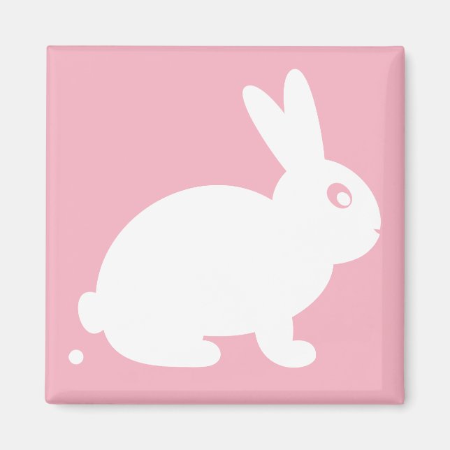 Pooping Rabbit Fridge Magnet (Framsidan)