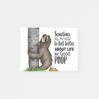 pooping Sloth Post-it Block