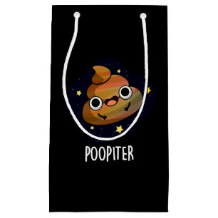 Poopiter Funny Planet Jupiter Pun Mörk BG