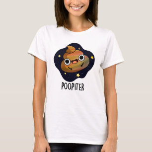 Poopiter Funny Planet Jupiter Pun T Shirt