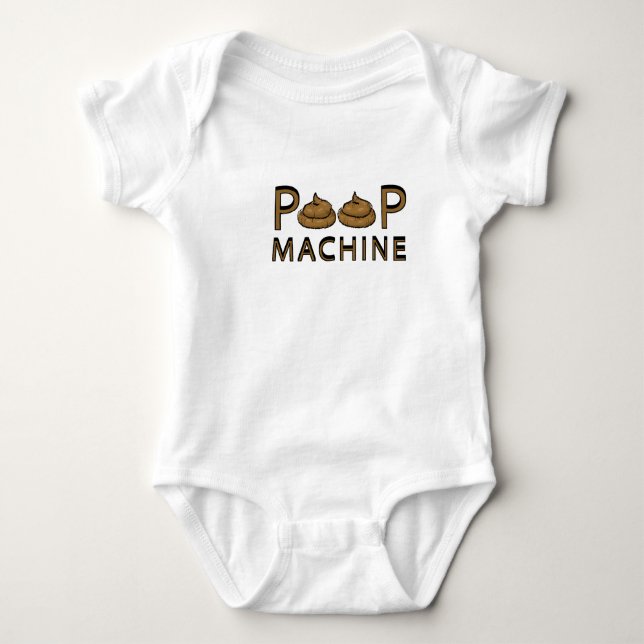 Poopmaskin Tee Shirt (Framsida)