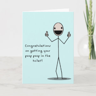 PoopPoop i toaletten Kort