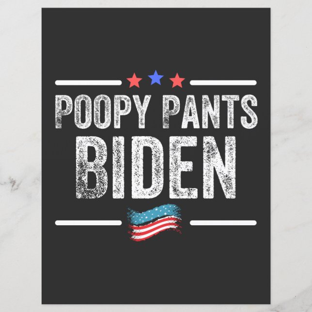 Poopy Byxor Biden (Framsida)