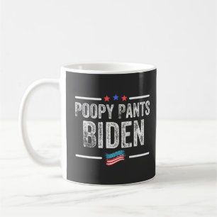 Poopy Byxor Biden Kaffemugg