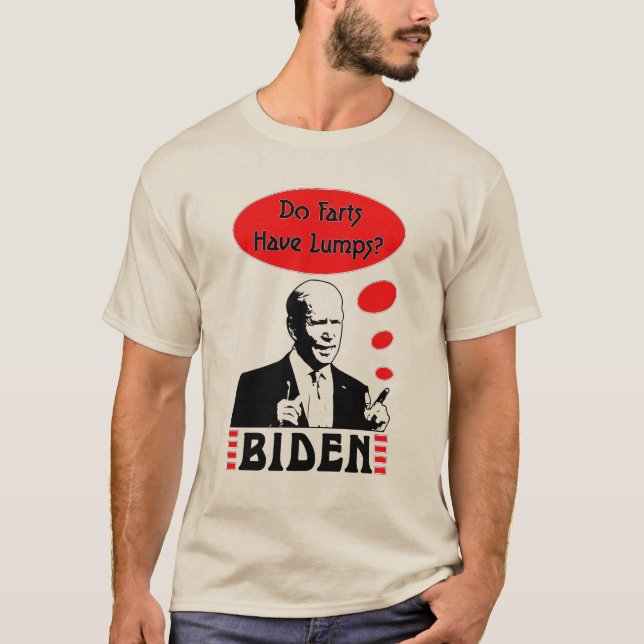 Poopy Byxor Biden T Shirt (Framsida)