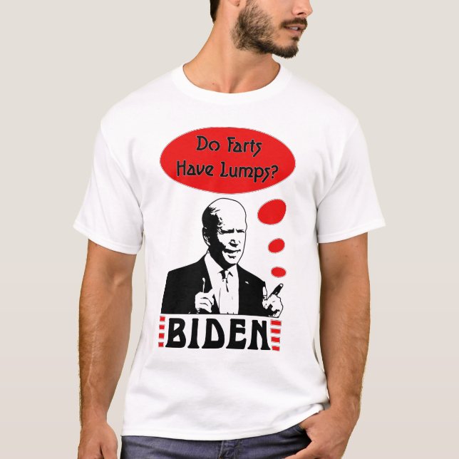 Poopy Byxor Biden T Shirt (Framsida)