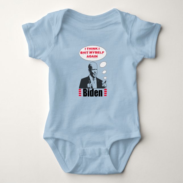 Poopy Byxor Biden T Shirt (Framsida)