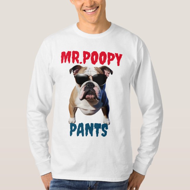 Poopy Byxor T Shirt (Framsida)
