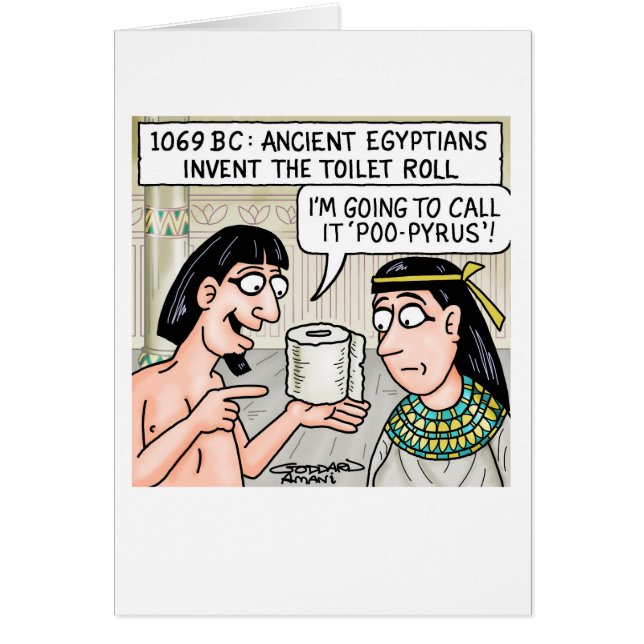 Poopyrus Hälsningskort (Framsidan)