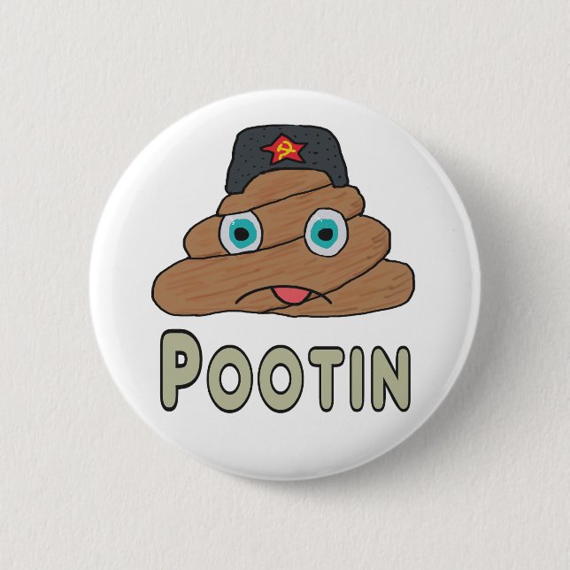 Pootin - Anti-Putin Knapp (Framsida)