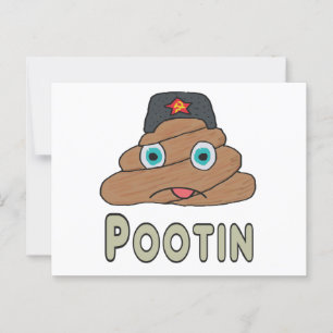 Pootin - Anti-Putin Vykort
