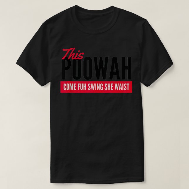 POOWAH Chutney Älskare och Dance  T Shirt (Design framsida)