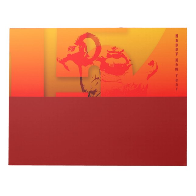 Pop 2015 Ram fårgetår - Anteckningsblock (Framsida)