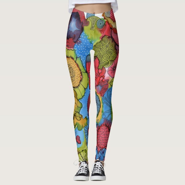 Pop a Doodle Leggings (Framsida)