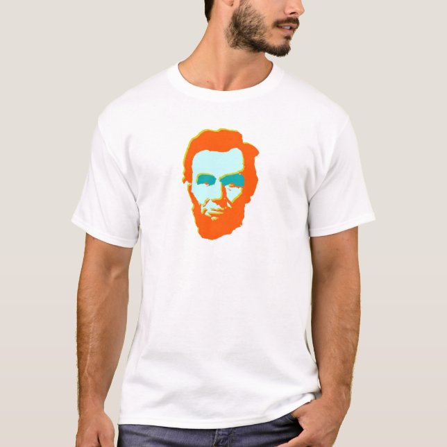 Pop Abe Tee Shirt (Framsida)