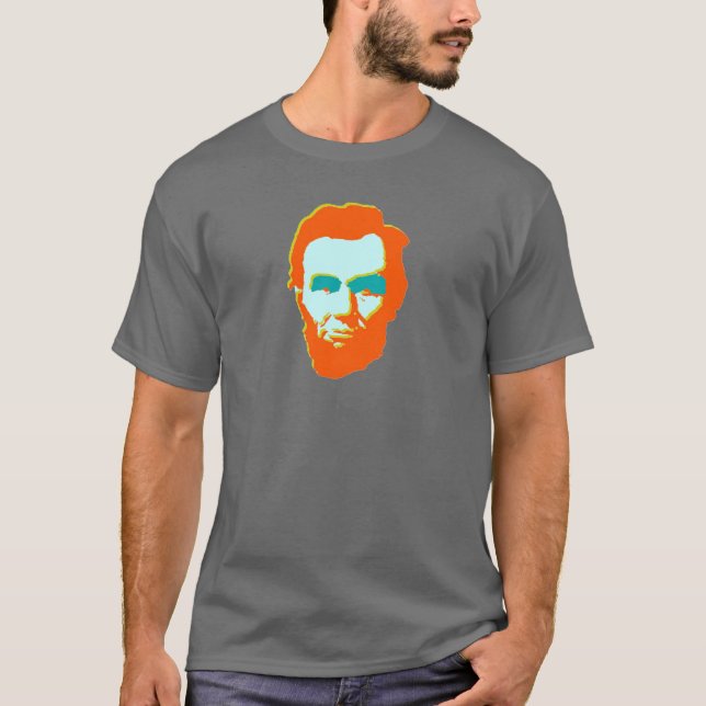 Pop Abe Tee Shirt (Framsida)