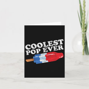 Pop Aldrig Popsicle Funny Retro Bomb Fars dag Gif Kort