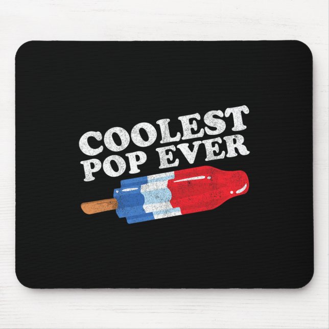 Pop Aldrig Popsicle Funny Retro Bomb Fars dag Gif Musmatta (Framsidan)