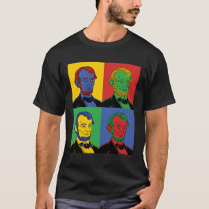 Pop Art Abraham Lincoln T Shirt