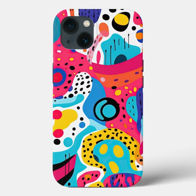 Pop Art Abstrakt Mönster, Pop Art Inspired Mönster (Baksida)