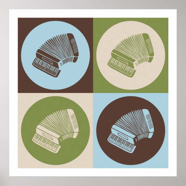 Pop Art Accordion Poster (Framsidan)