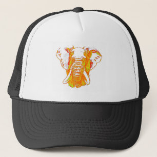 Pop Art African Elephant Keps