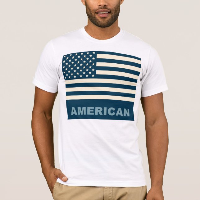 Pop Art American Flagga 4 Tröja (Framsida)