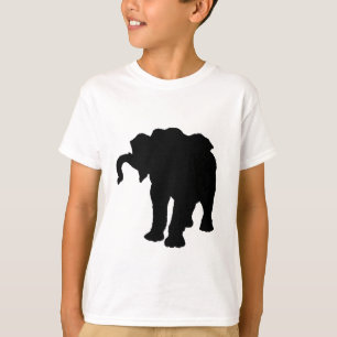 Pop Art Baby Elephant Silhouette Tröja